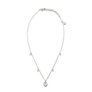 Ettika NEW Silver Dripping Crystals Necklace